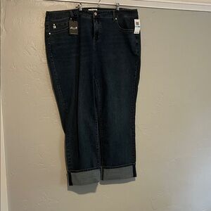 Seven7 Women's Dark Wash Ankle Jeans